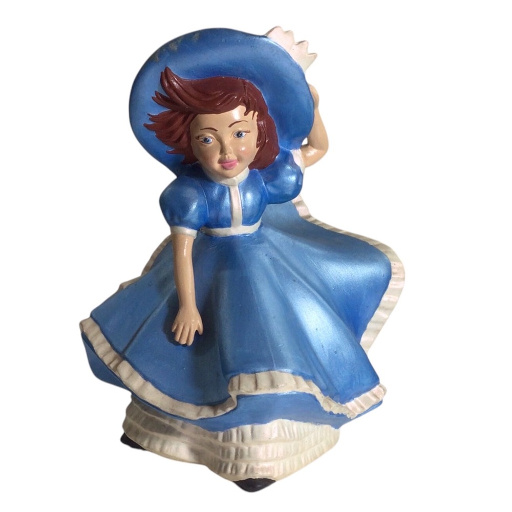 VINTAGE PROVINCIAL MOLD CERAMIC FIGURINE
 #P-233 MELISSA 8"
